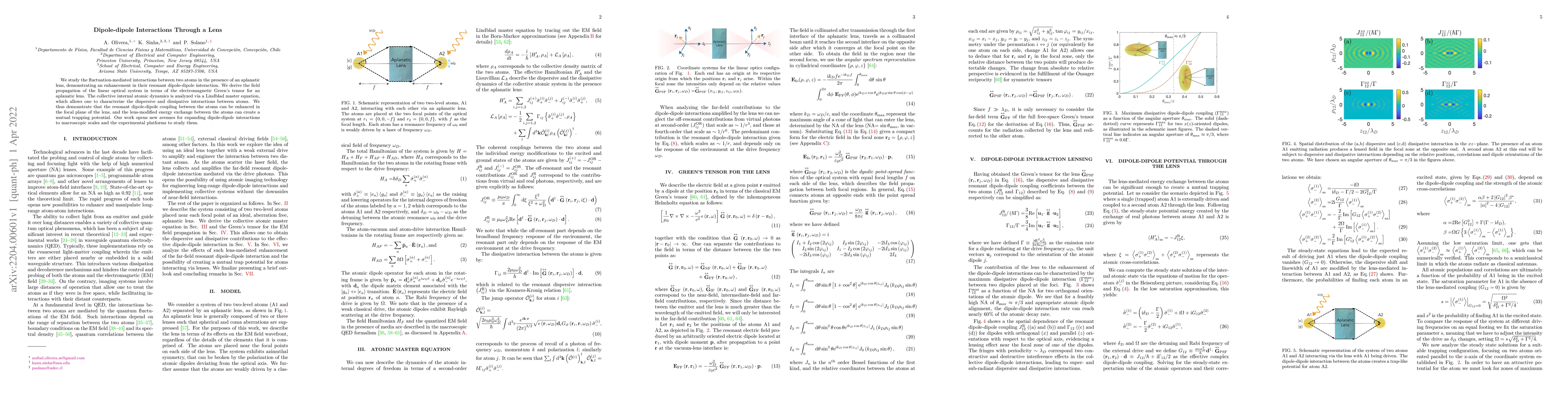Thumbnail for Dipole-dipole Interactions Through a Lens