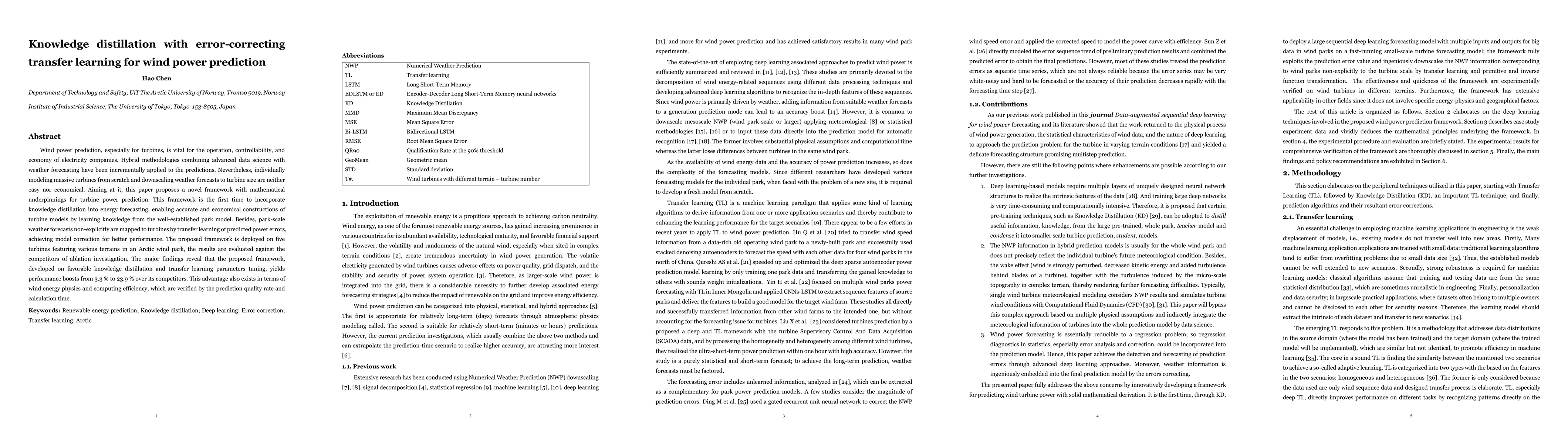 Thumbnail for Knowledge distillation with error-correcting transfer learning for wind
  power prediction