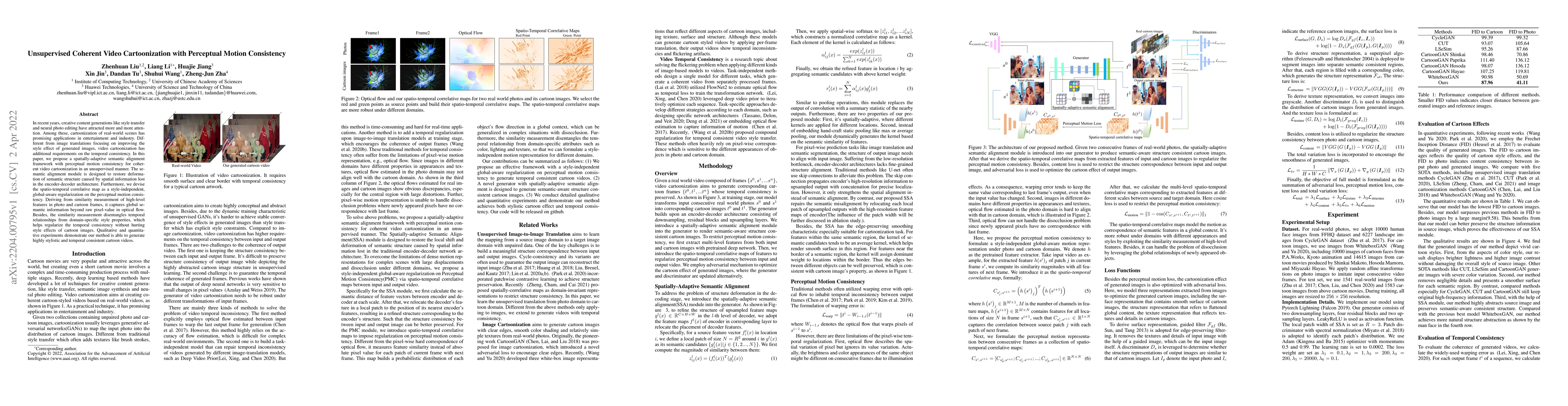 Thumbnail for Unsupervised Coherent Video Cartoonization with Perceptual Motion
  Consistency