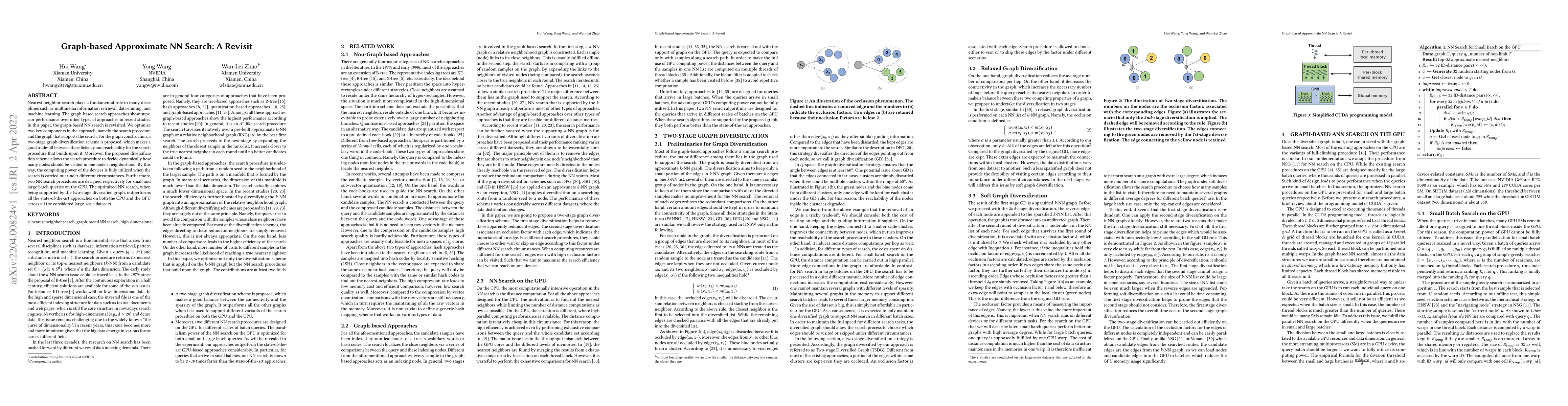 Thumbnail for Graph-based Approximate NN Search: A Revisit