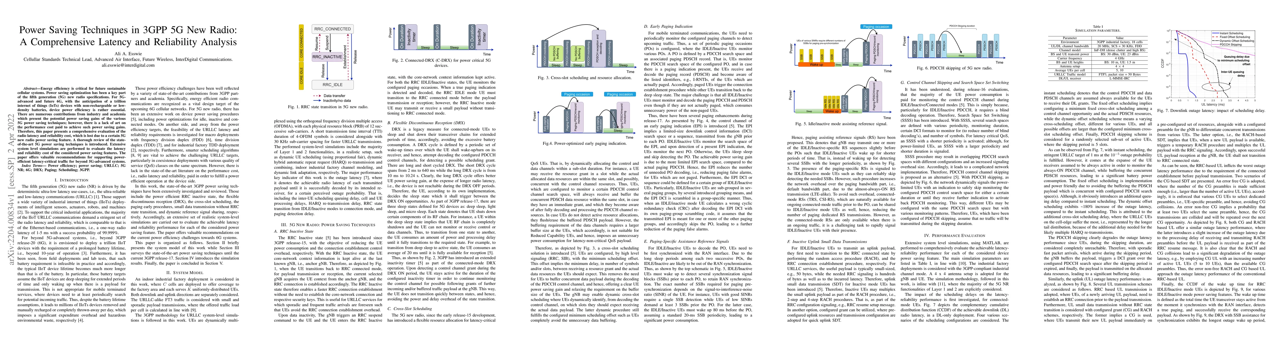 Thumbnail for Power Saving Techniques in 3GPP 5G New Radio: A Comprehensive Latency
  and Reliability Analysis