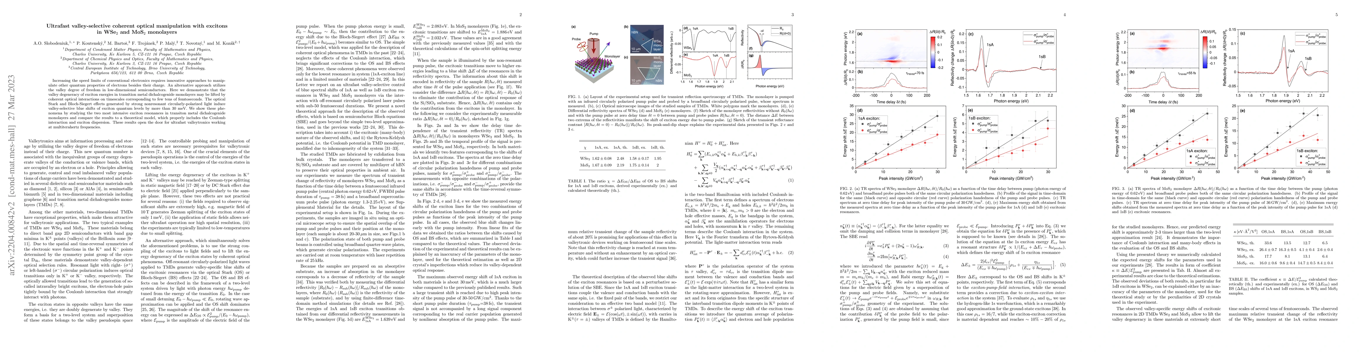 Thumbnail for Ultrafast valley-selective coherent optical manipulation with excitons
  in WSe$_2$ and MoS$_2$ monolayers