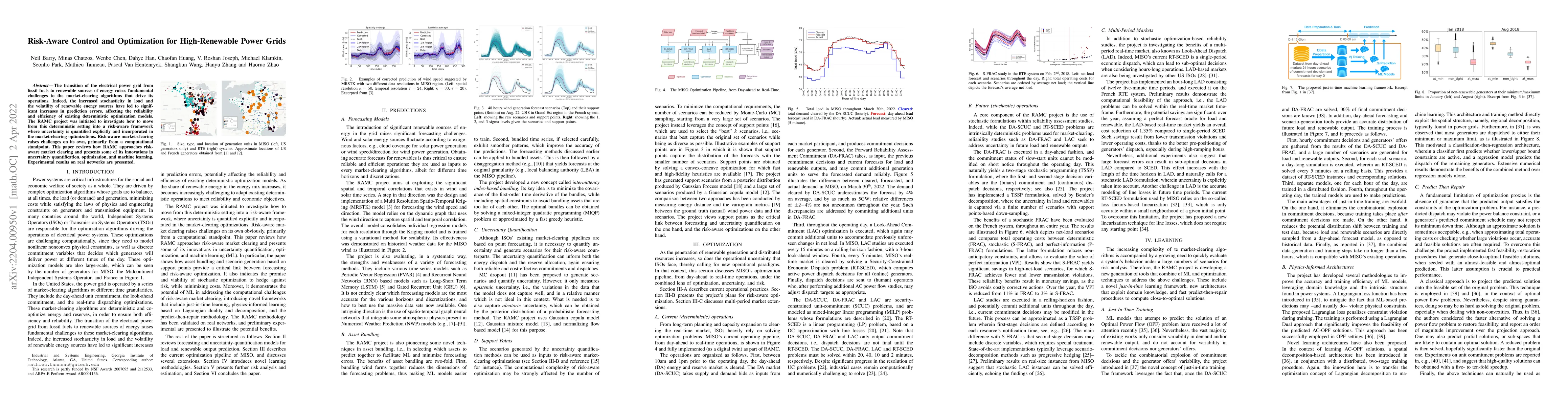 Thumbnail for Risk-Aware Control and Optimization for High-Renewable Power Grids
