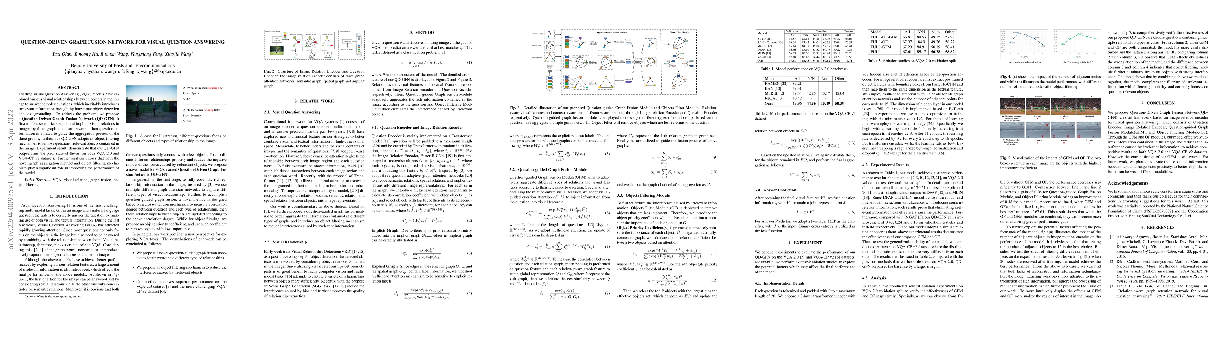 Thumbnail for Question-Driven Graph Fusion Network For Visual Question Answering