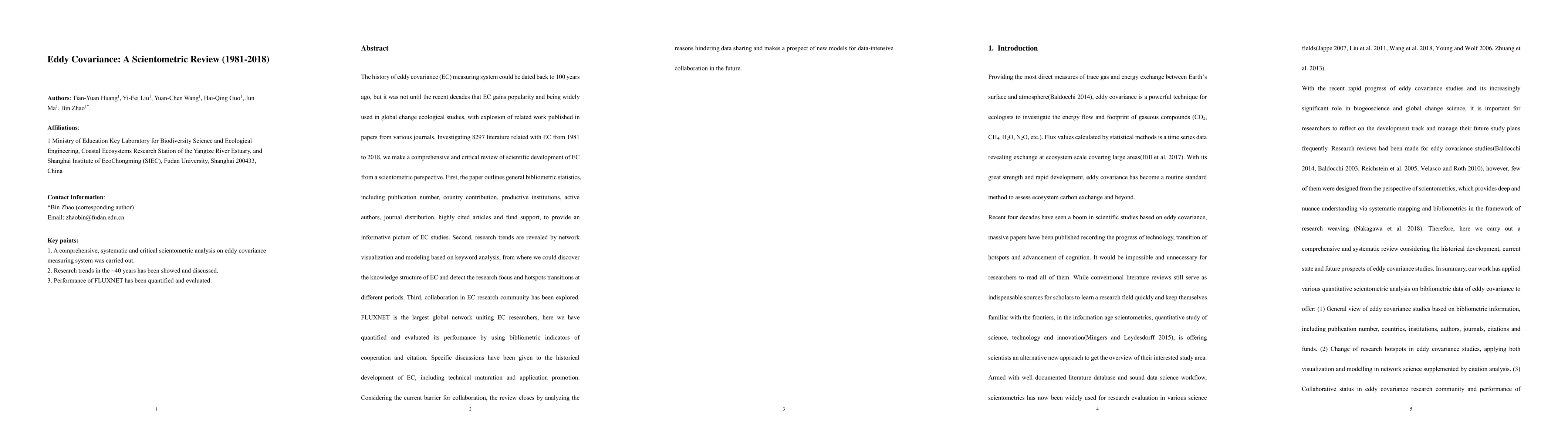 Thumbnail for Eddy Covariance: A Scientometric Review (1981-2018)