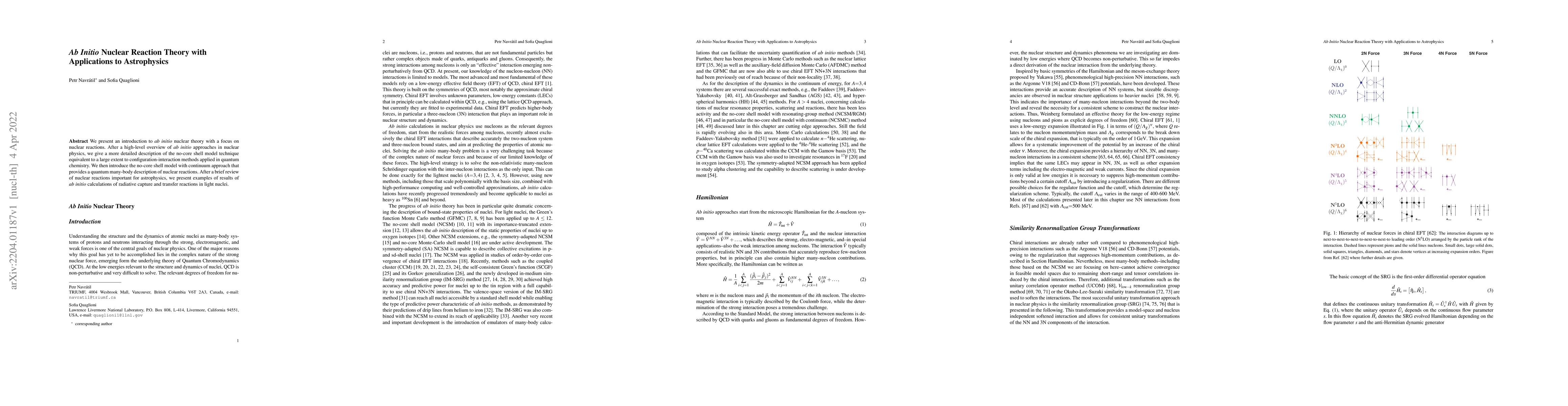 Thumbnail for Ab Initio Nuclear Reaction Theory with Applications to Astrophysics