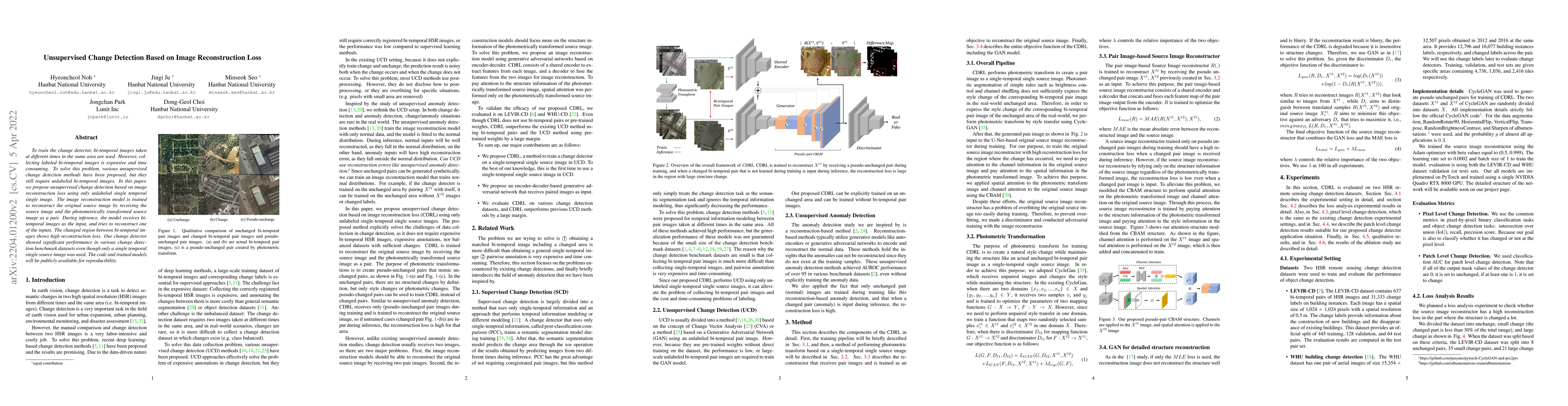 Thumbnail for Unsupervised Change Detection Based on Image Reconstruction Loss