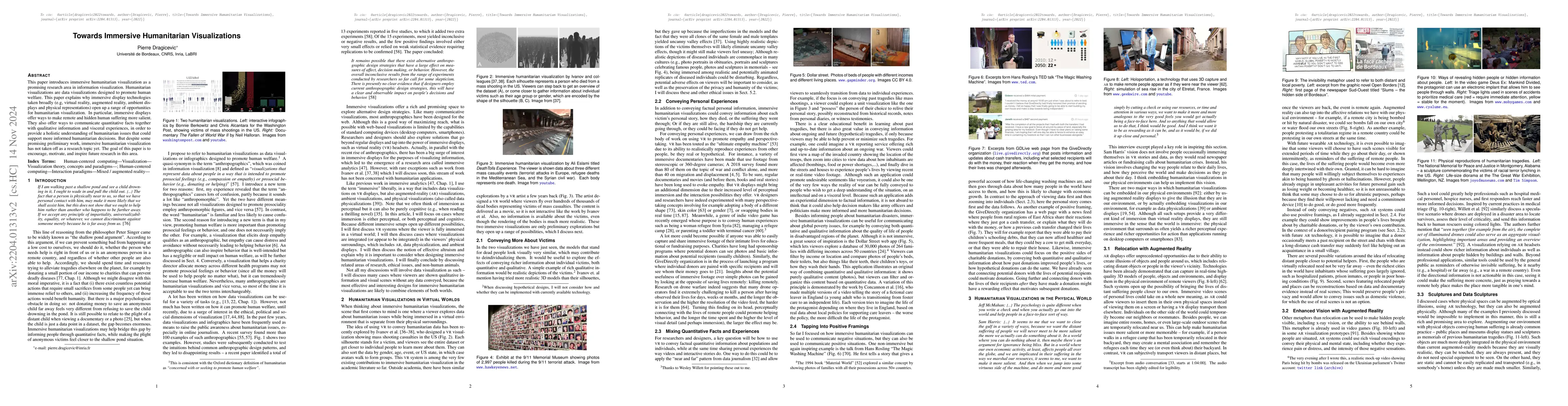 Thumbnail for Towards Immersive Humanitarian Visualizations