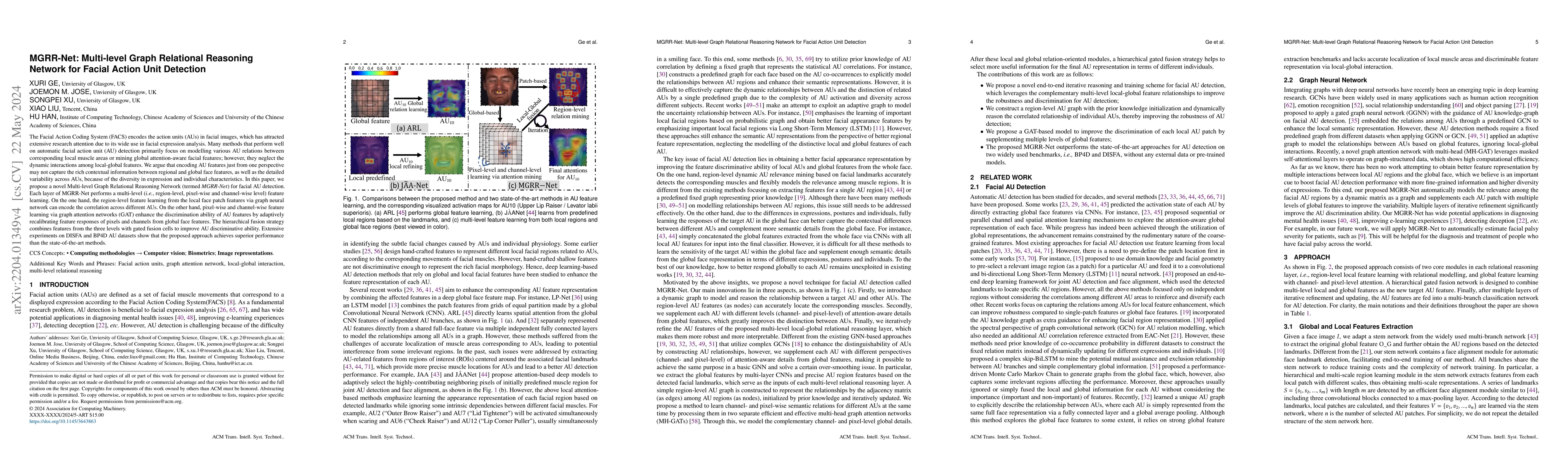 Thumbnail for MGRR-Net: Multi-level Graph Relational Reasoning Network for Facial
  Action Units Detection