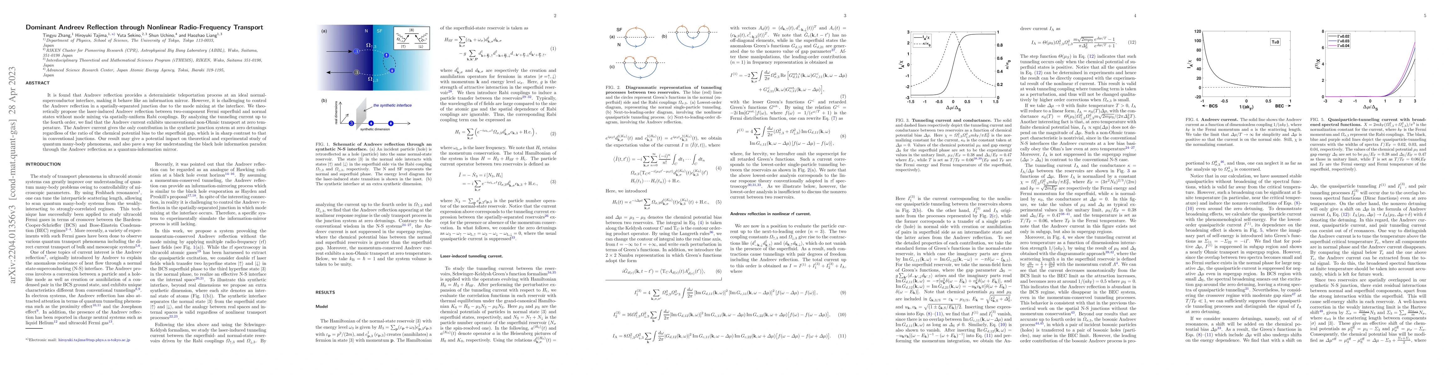 Thumbnail for Dominant Andreev Reflection through Nonlinear Radio-Frequency Transport