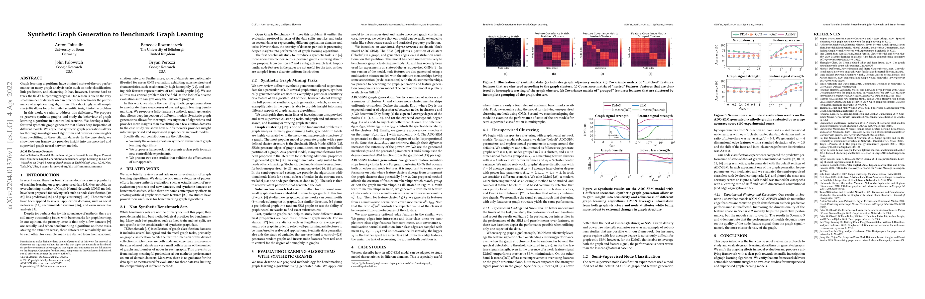 Thumbnail for Synthetic Graph Generation to Benchmark Graph Learning
