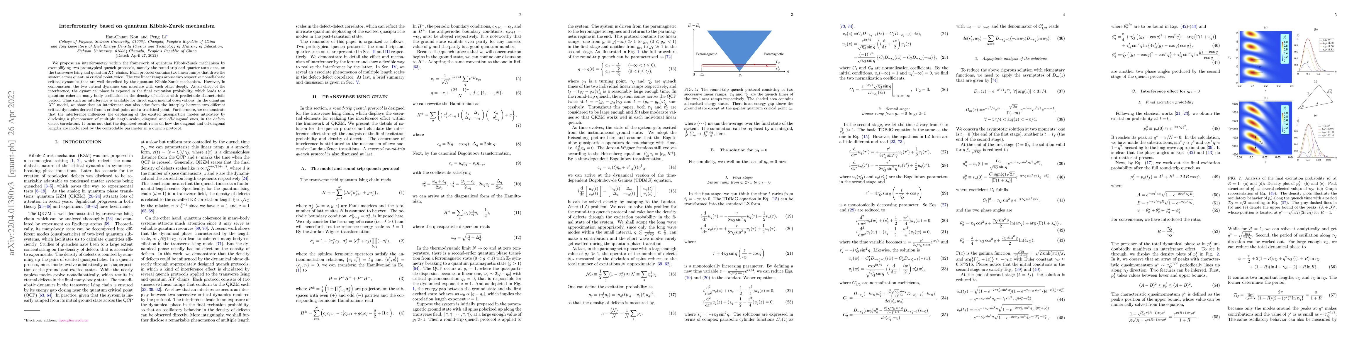 Thumbnail for Interferometry based on quantum Kibble-Zurek mechanism
