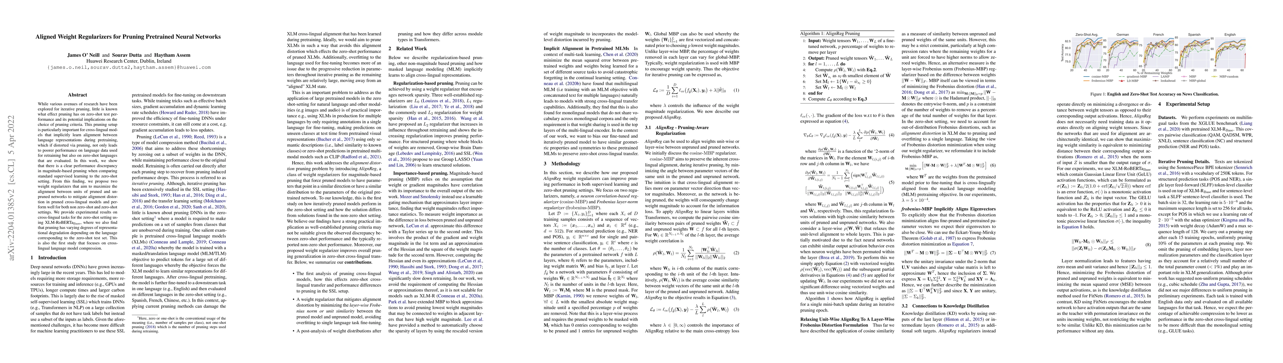 Thumbnail for Aligned Weight Regularizers for Pruning Pretrained Neural Networks