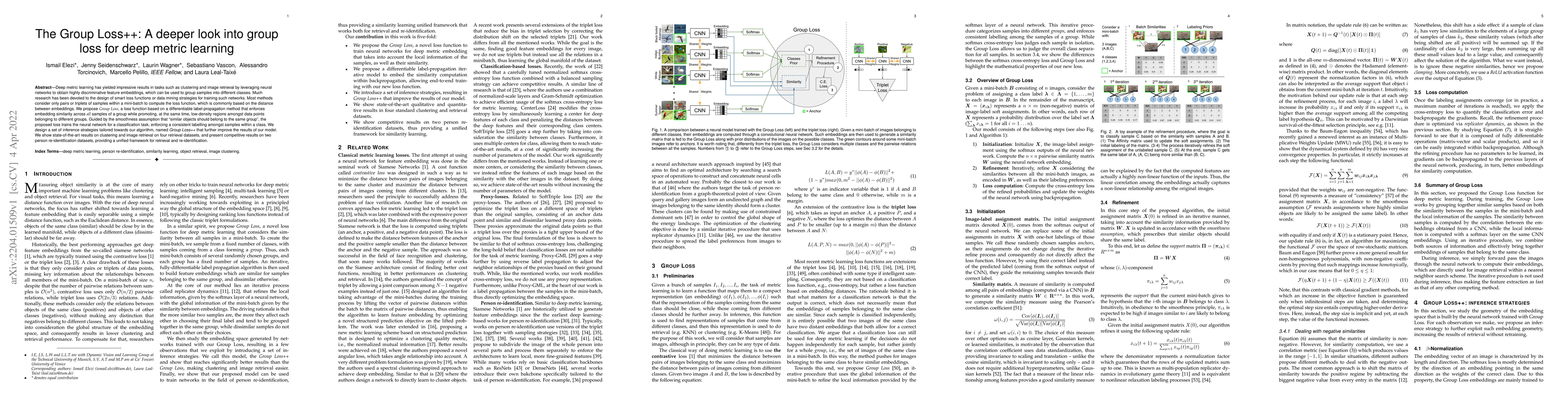 Thumbnail for The Group Loss++: A deeper look into group loss for deep metric learning