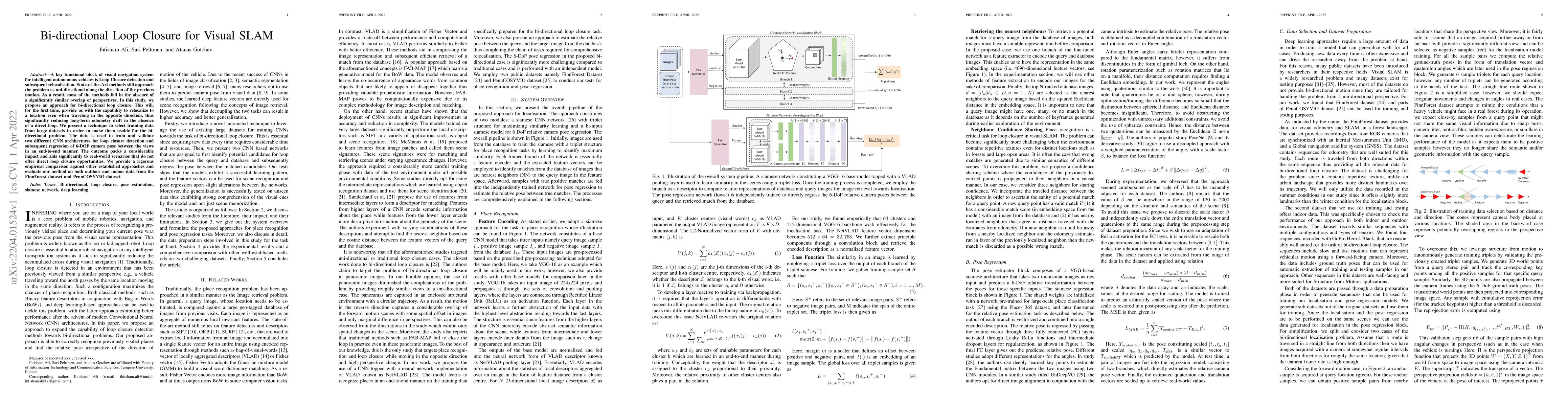 Thumbnail for Bi-directional Loop Closure for Visual SLAM