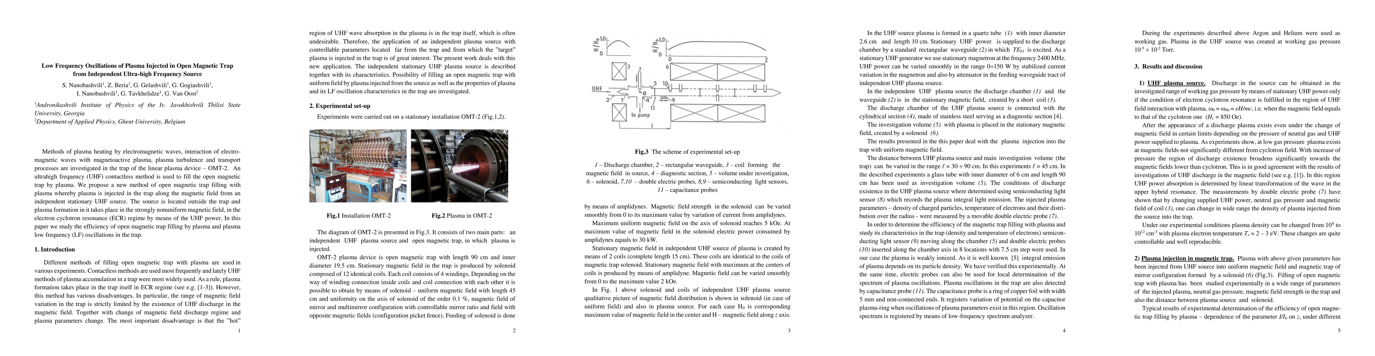 Thumbnail for Low Frequency Oscillations of Plasma Injected in Open Magnetic Trap from
  Independent Ultra-high Frequency Source