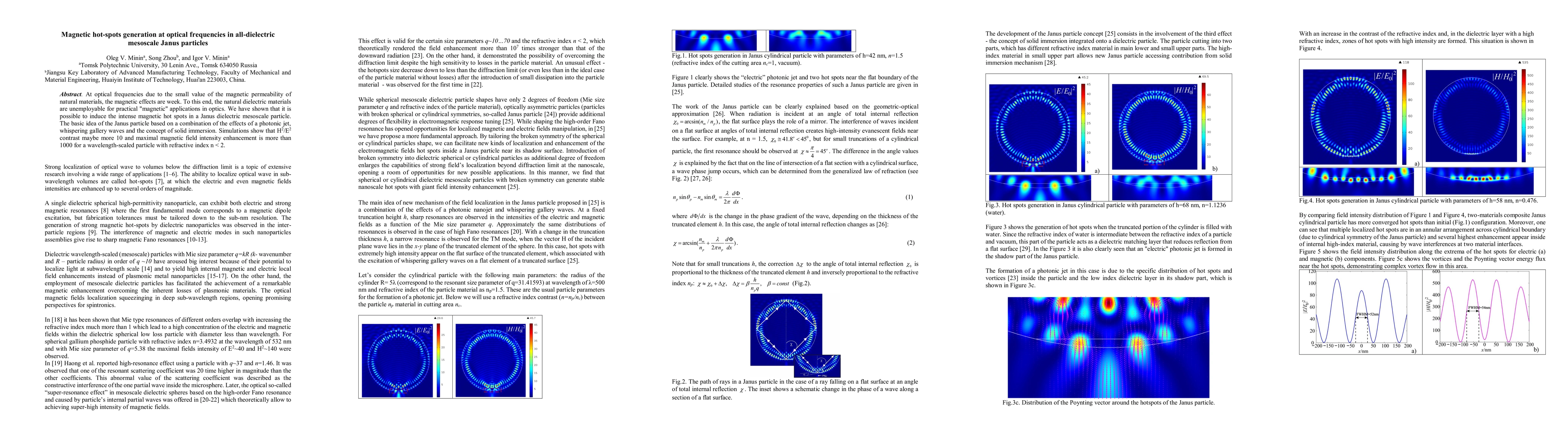 Thumbnail for Magnetic hot-spots generation at optical frequencies in all-dielectric
  mesoscale Janus particles