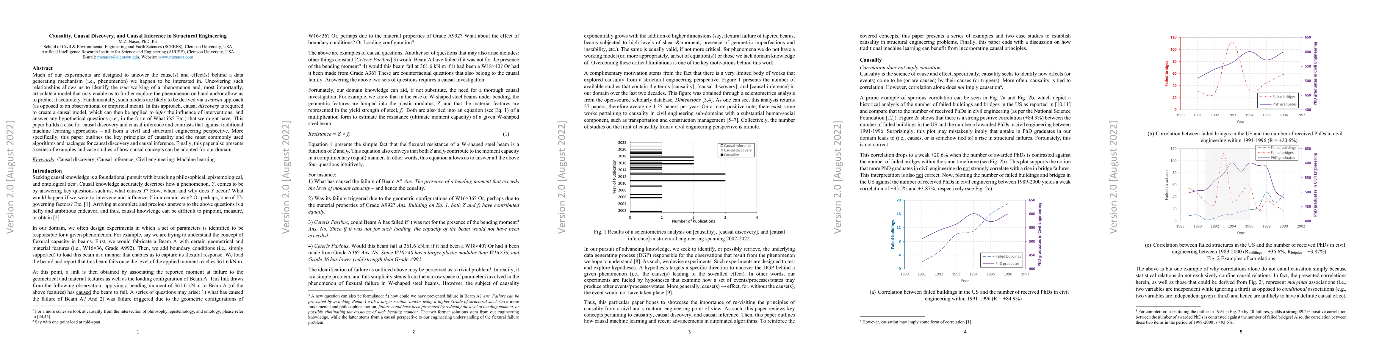 Thumbnail for Causality, Causal Discovery, and Causal Inference in Structural
  Engineering