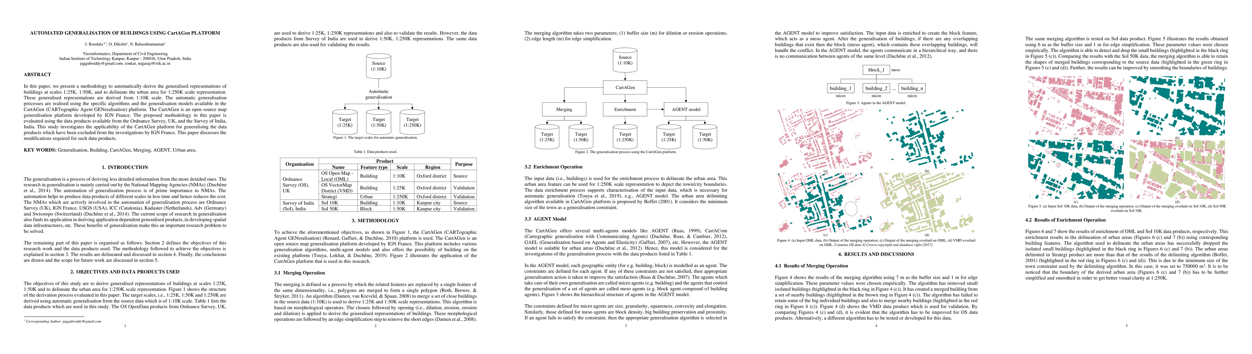 Thumbnail for Automated generalisation of buildings using CartAGen platform