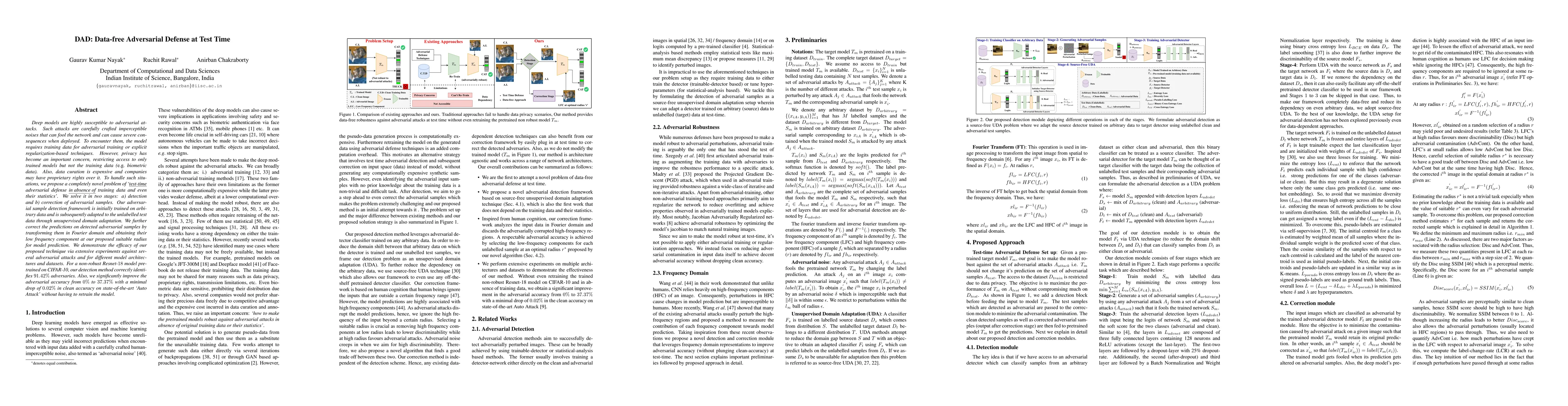 Thumbnail for DAD: Data-free Adversarial Defense at Test Time