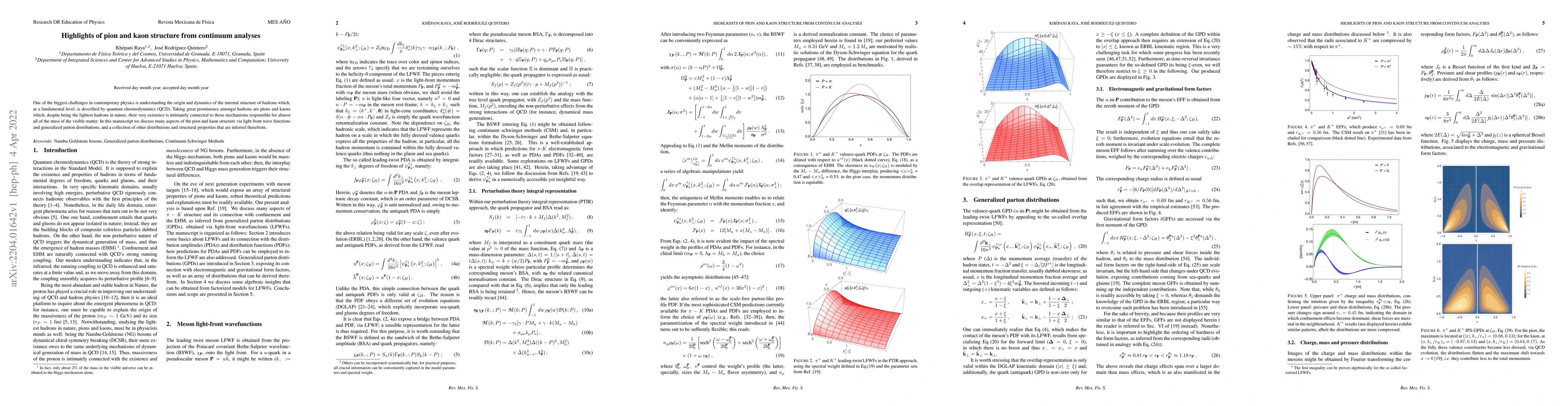 Thumbnail for Highlights of pion and kaon structure from continuum analyses