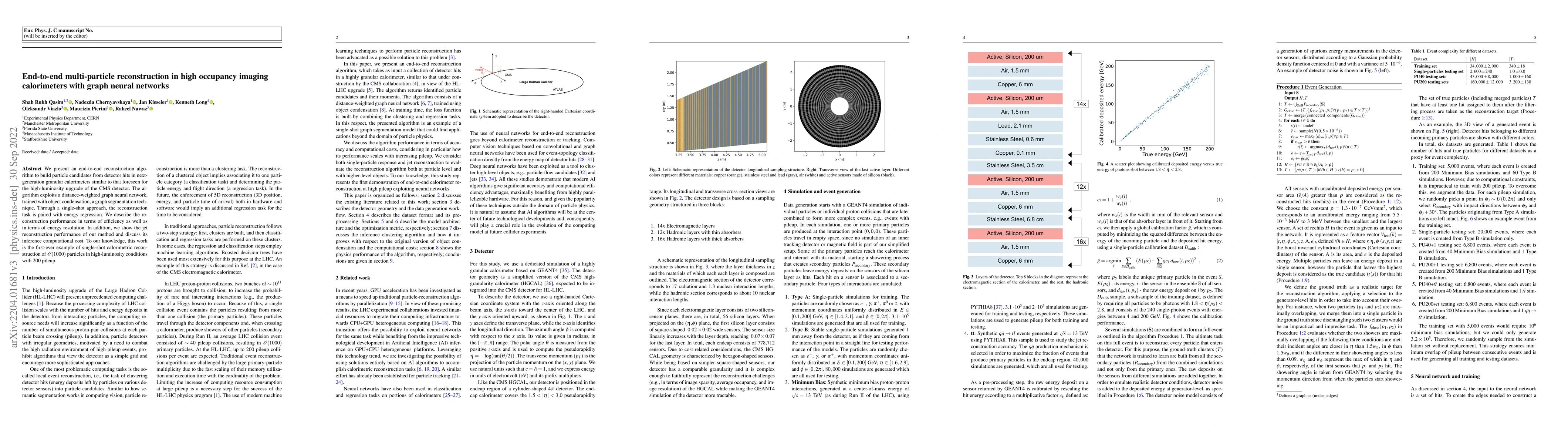 Thumbnail for End-to-end multi-particle reconstruction in high occupancy imaging
  calorimeters with graph neural networks