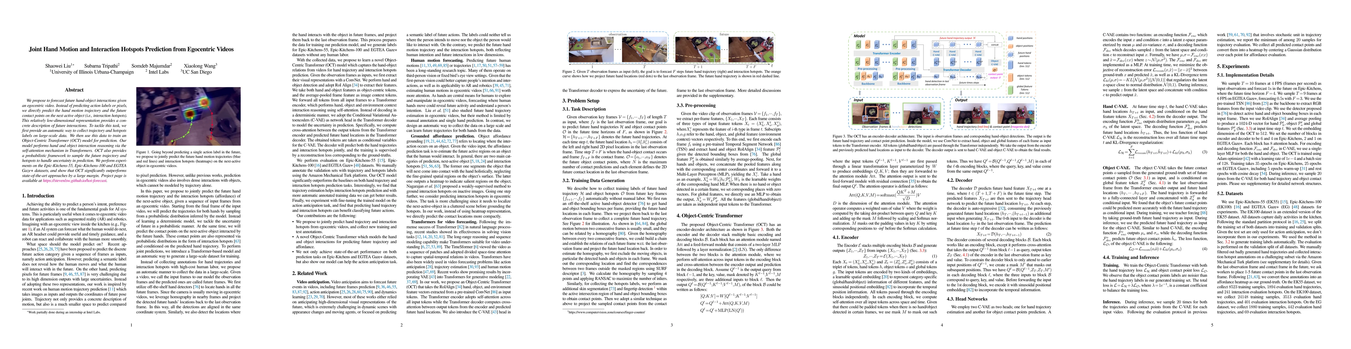 Thumbnail for Joint Hand Motion and Interaction Hotspots Prediction from Egocentric
  Videos