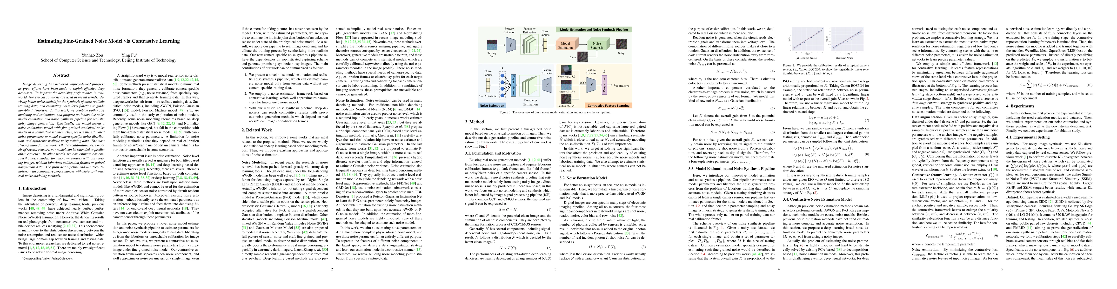 Thumbnail for Estimating Fine-Grained Noise Model via Contrastive Learning
