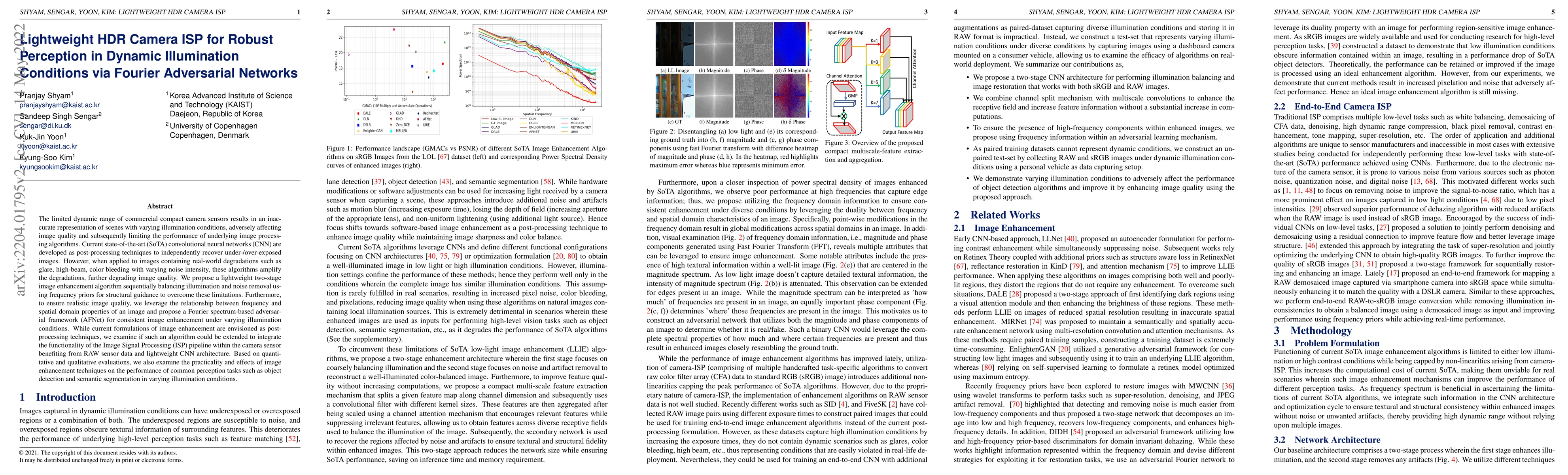Thumbnail for Lightweight HDR Camera ISP for Robust Perception in Dynamic Illumination
  Conditions via Fourier Adversarial Networks