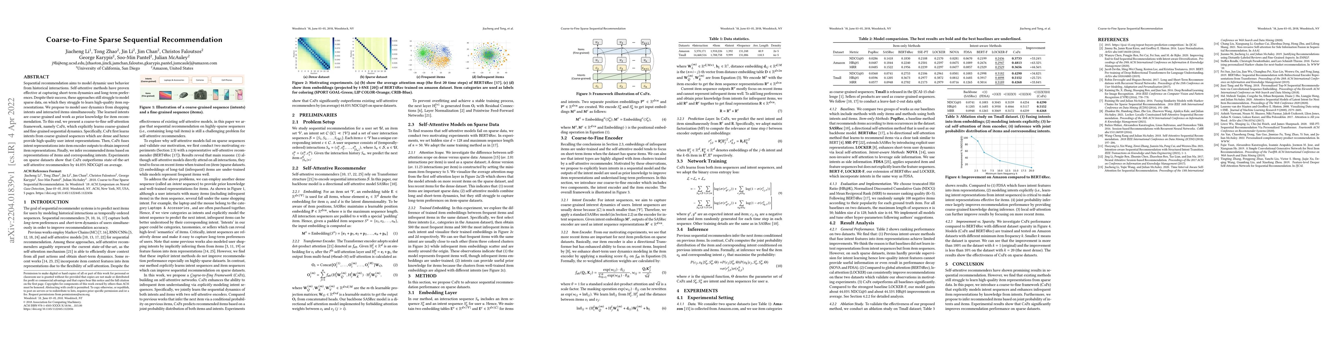 Thumbnail for Coarse-to-Fine Sparse Sequential Recommendation