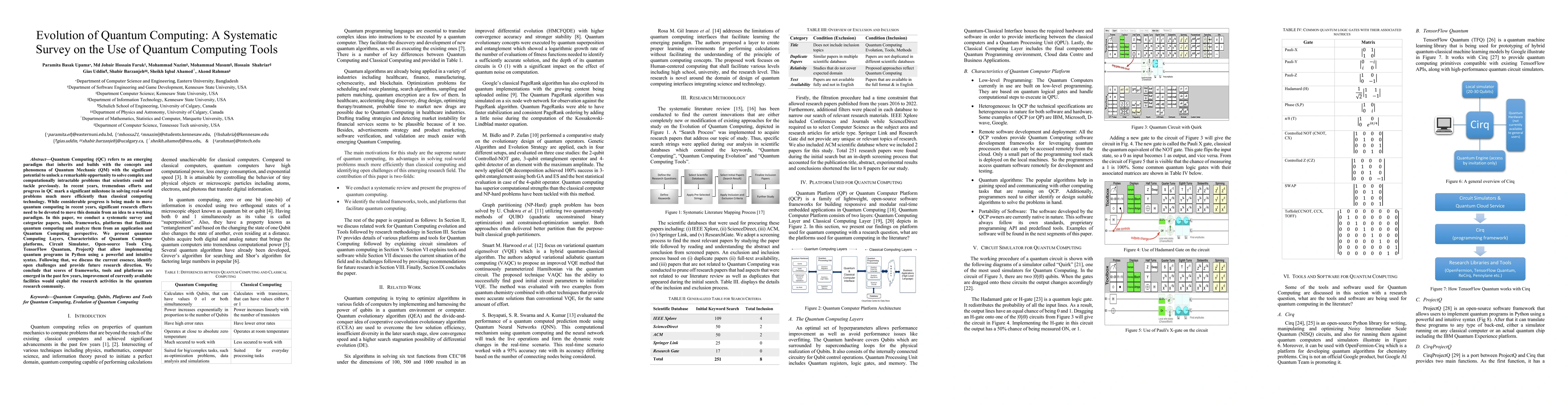Thumbnail for Evolution of Quantum Computing: A Systematic Survey on the Use of
  Quantum Computing Tools