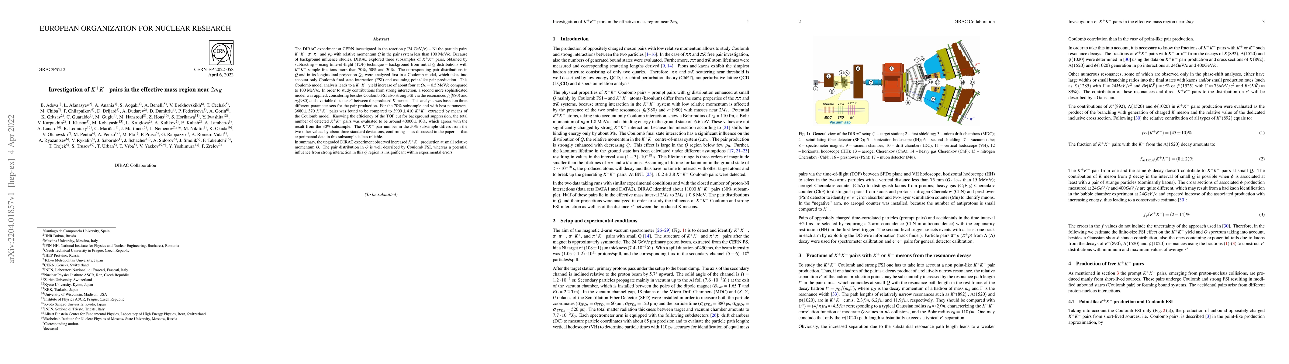 Thumbnail for Investigation of $K^+K^-$ pairs in the effective mass region near $2m_K$