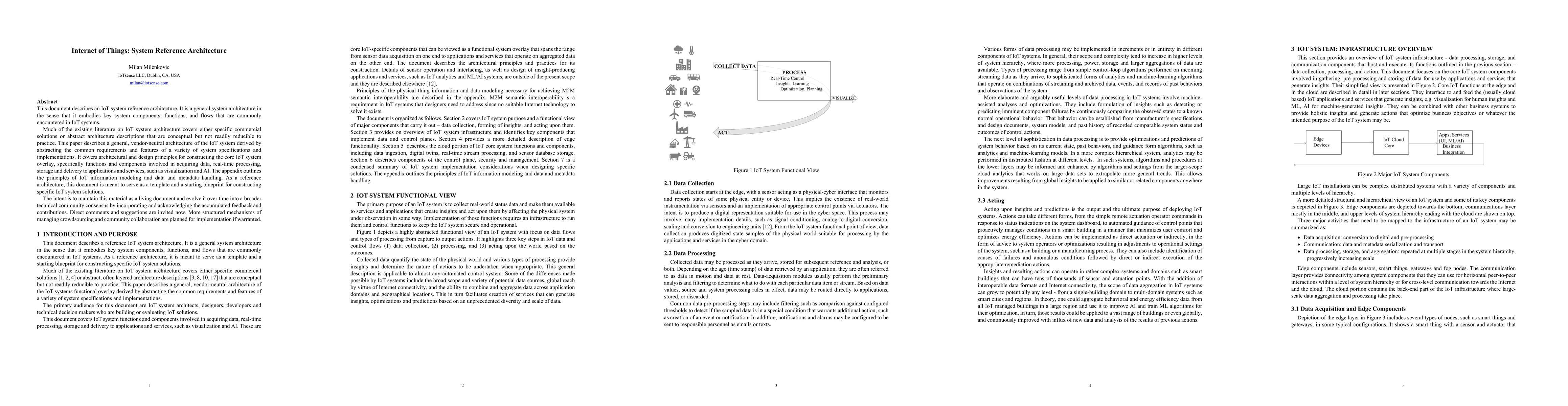 Thumbnail for Internet of Things: System Reference Architecture