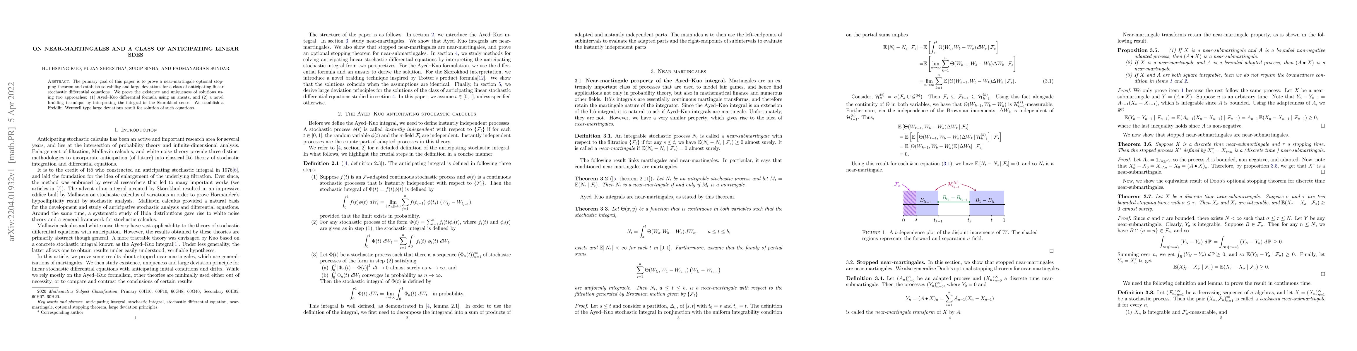 Thumbnail for On near-martingales and a class of anticipating linear SDEs