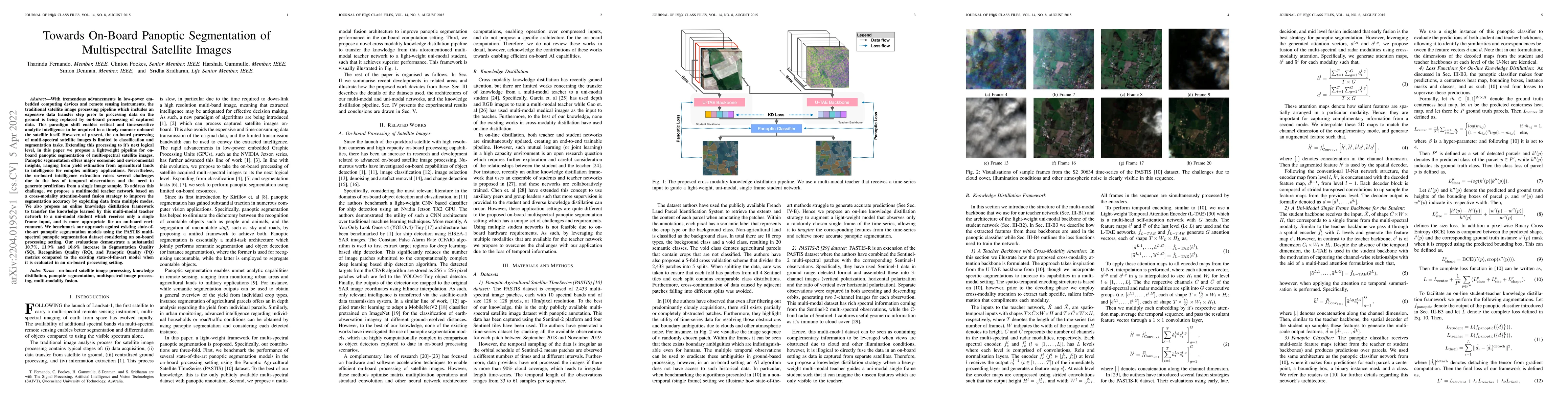 Thumbnail for Towards On-Board Panoptic Segmentation of Multispectral Satellite Images