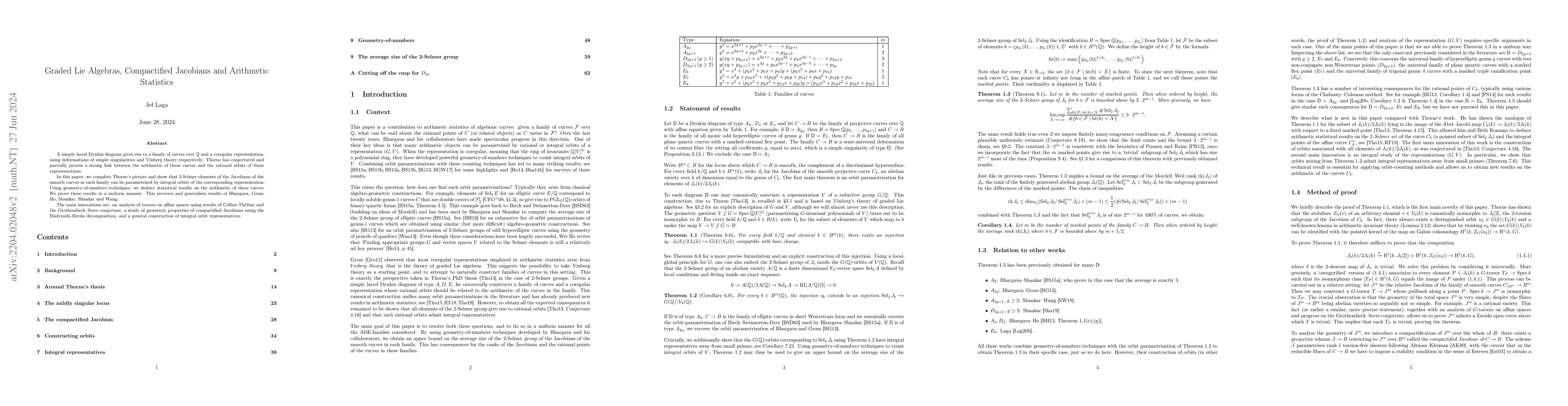 Thumbnail for Graded Lie Algebras, Compactified Jacobians and Arithmetic Statistics