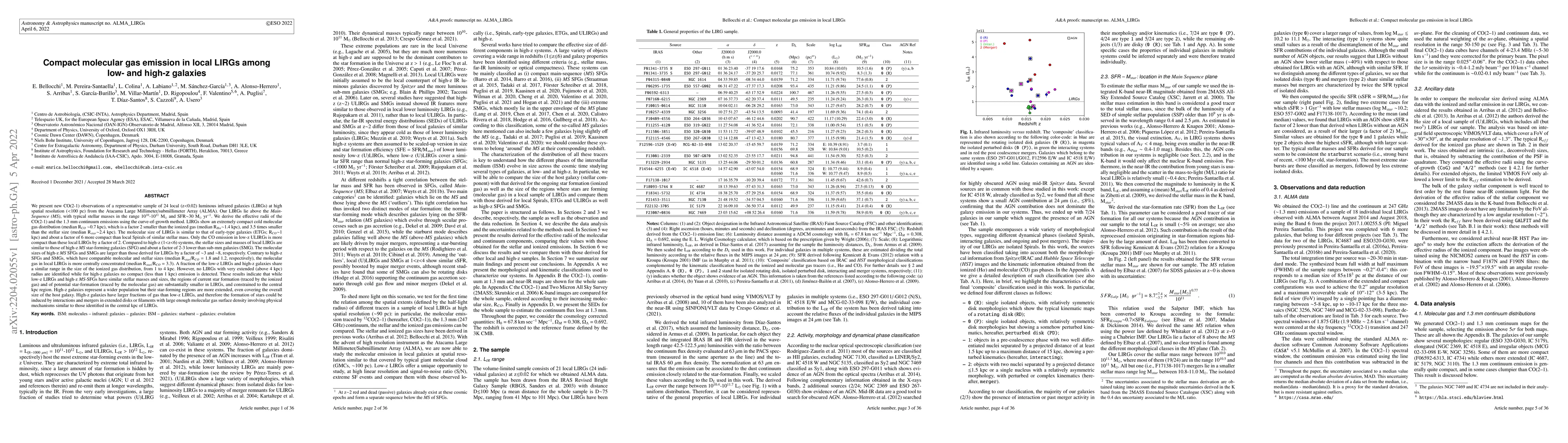 Thumbnail for Compact molecular gas emission in local LIRGs among low- and high-z
  galaxies