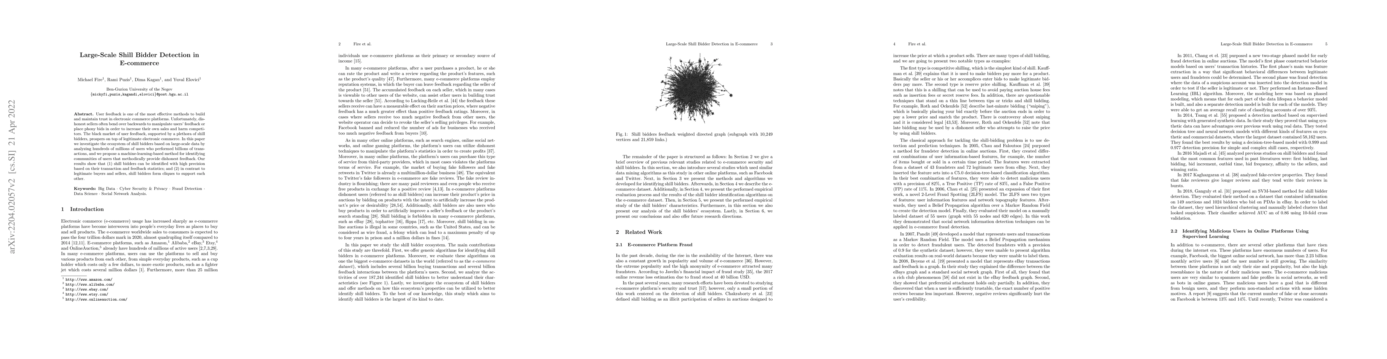 Thumbnail for Large-Scale Shill Bidder Detection in E-commerce