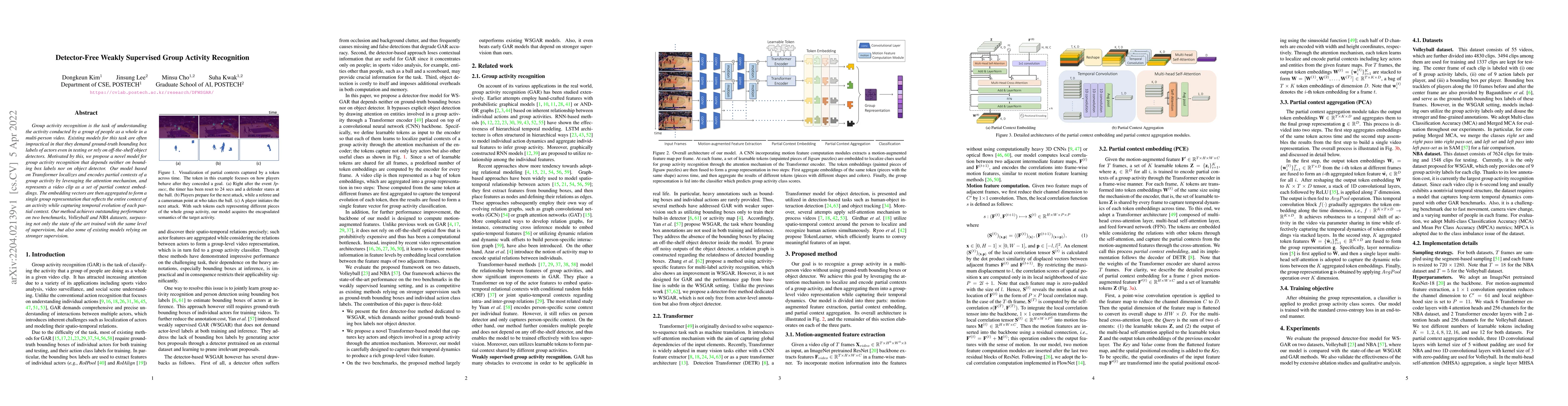 Thumbnail for Detector-Free Weakly Supervised Group Activity Recognition
