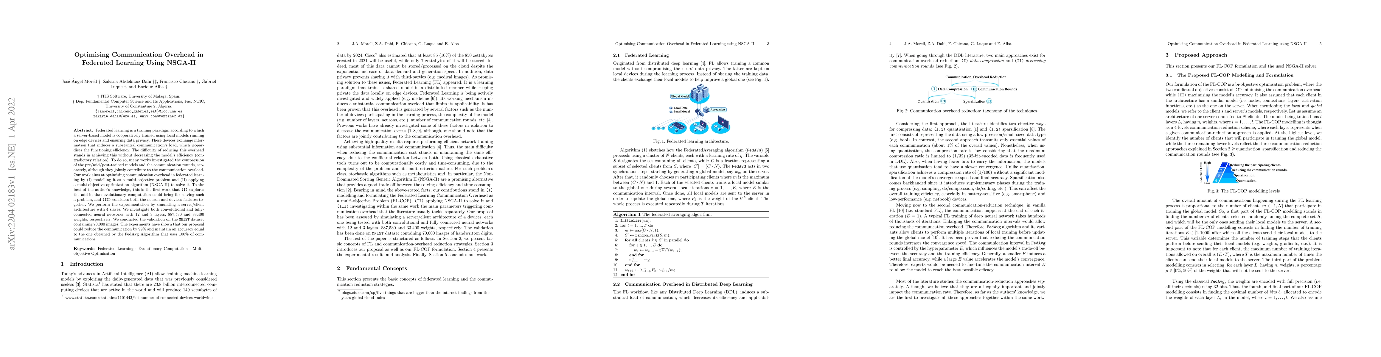 Thumbnail for Optimising Communication Overhead in Federated Learning Using NSGA-II