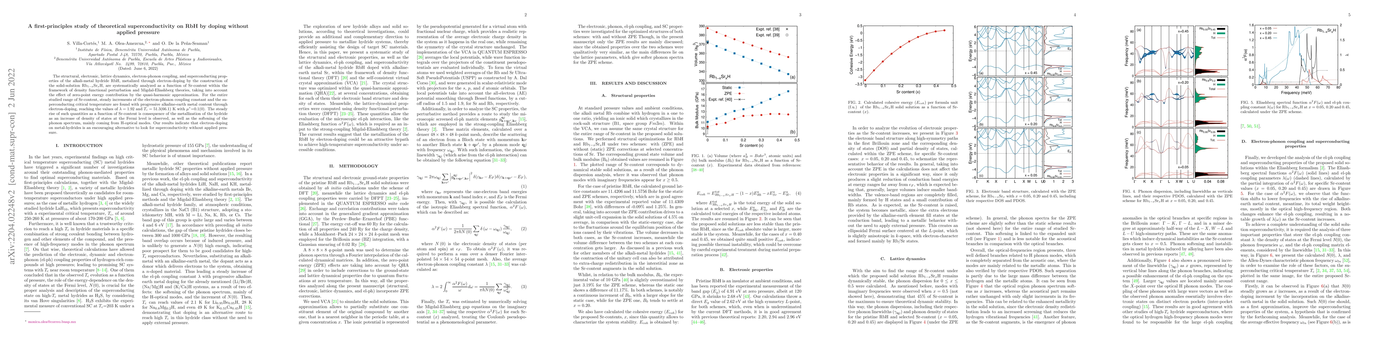 Thumbnail for A first-principles study of superconductivity on RbH by doping without
  applied pressure