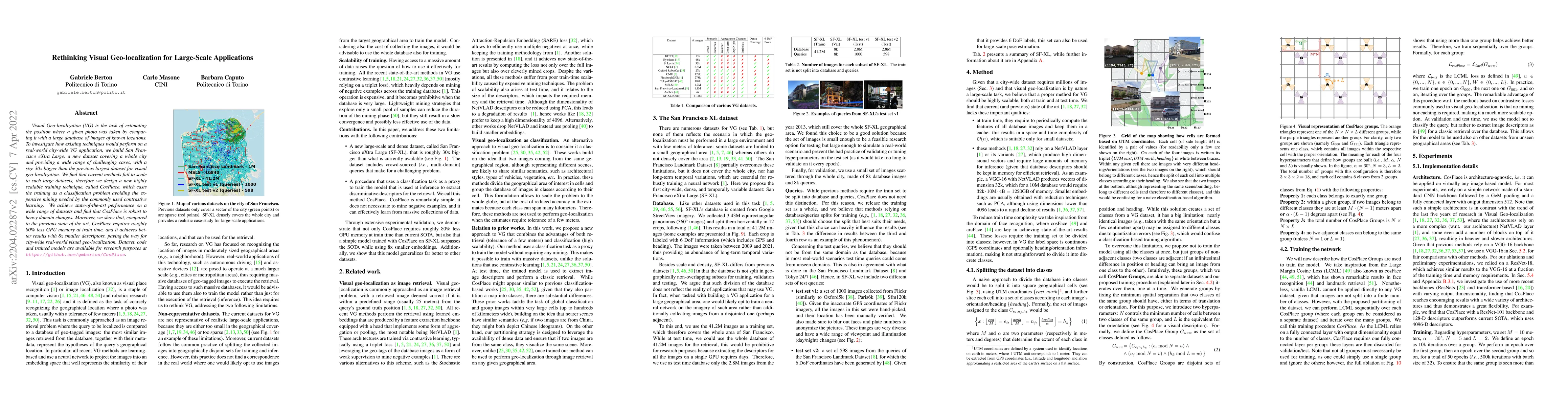 Thumbnail for Rethinking Visual Geo-localization for Large-Scale Applications