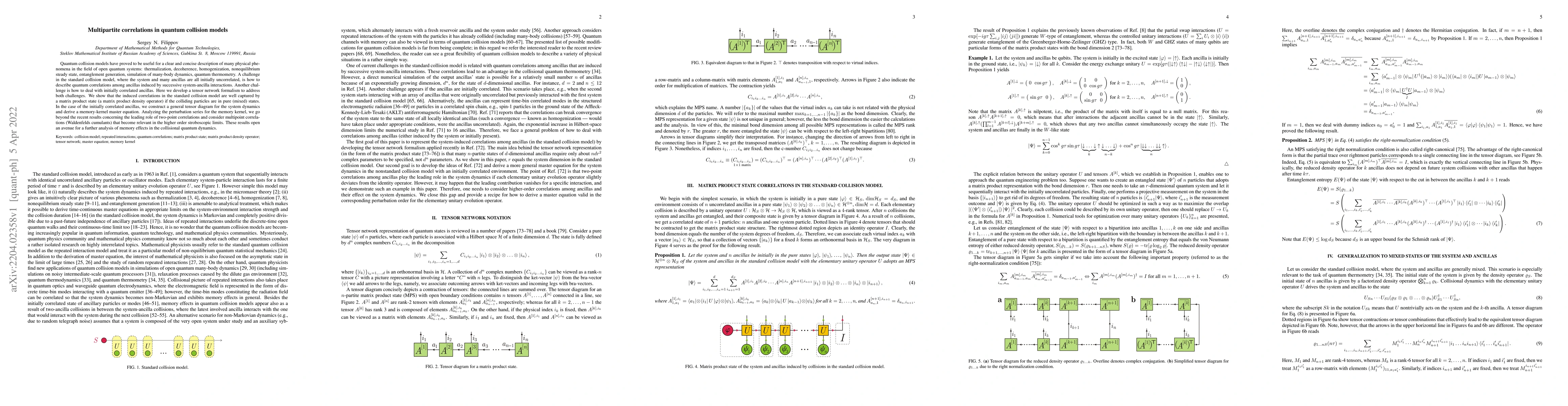Thumbnail for Multipartite correlations in quantum collision models