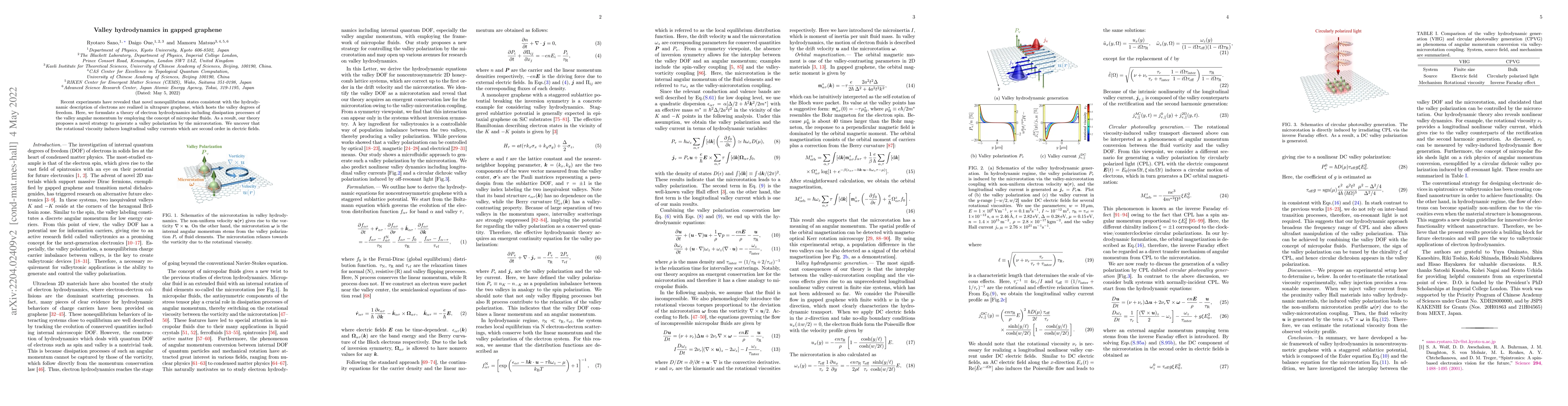 Thumbnail for Valley hydrodynamics in gapped graphene