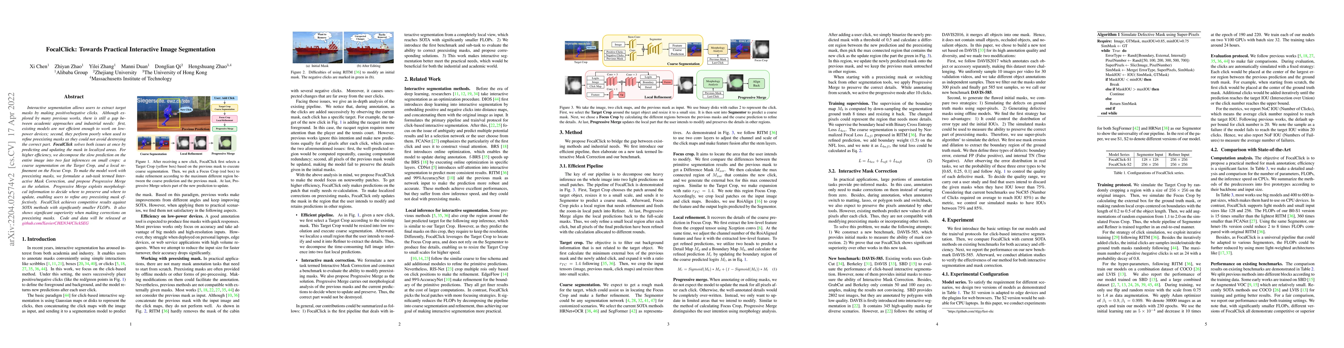 Thumbnail for FocalClick: Towards Practical Interactive Image Segmentation