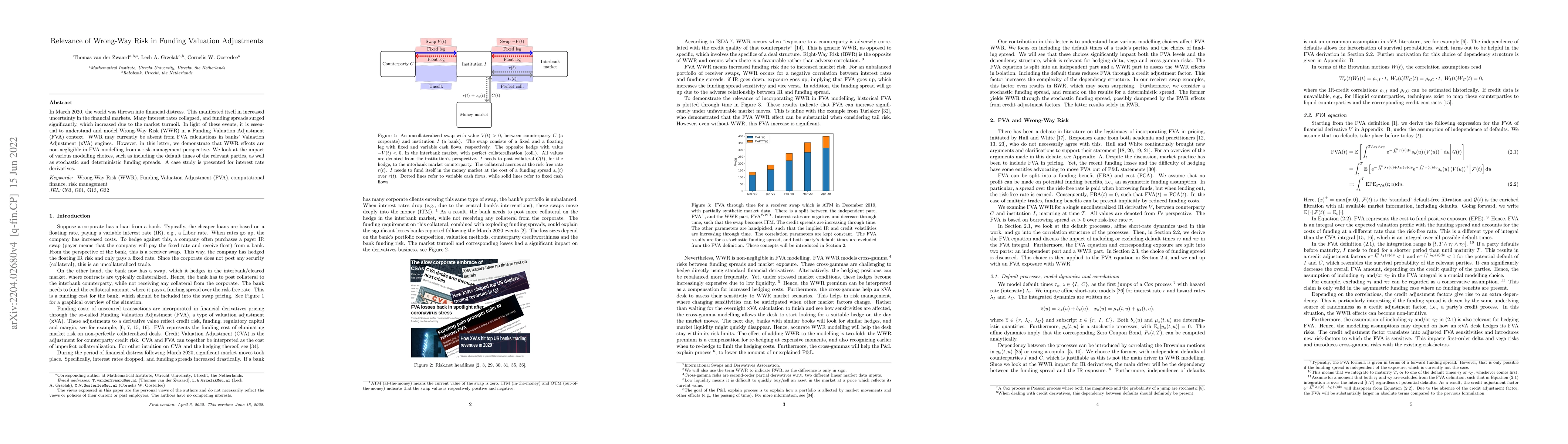 Thumbnail for Relevance of Wrong-Way Risk in Funding Valuation Adjustments