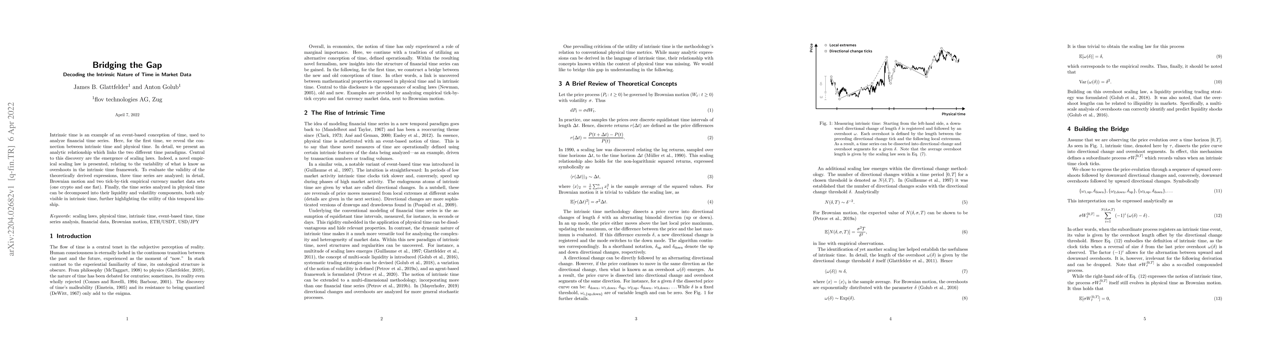 Thumbnail for Bridging the Gap: Decoding the Intrinsic Nature of Time in Market Data