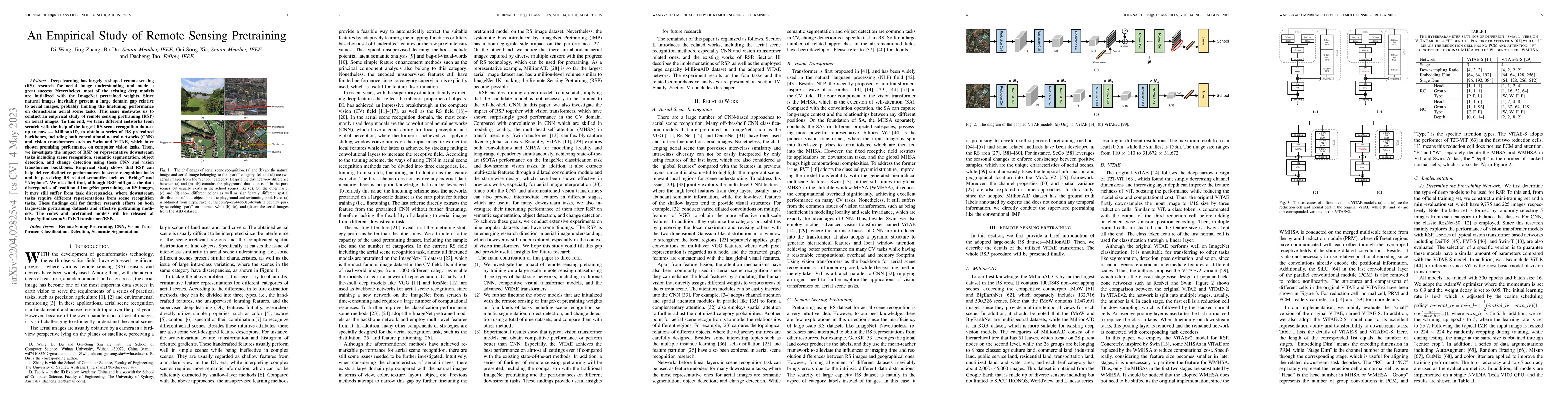 Thumbnail for An Empirical Study of Remote Sensing Pretraining