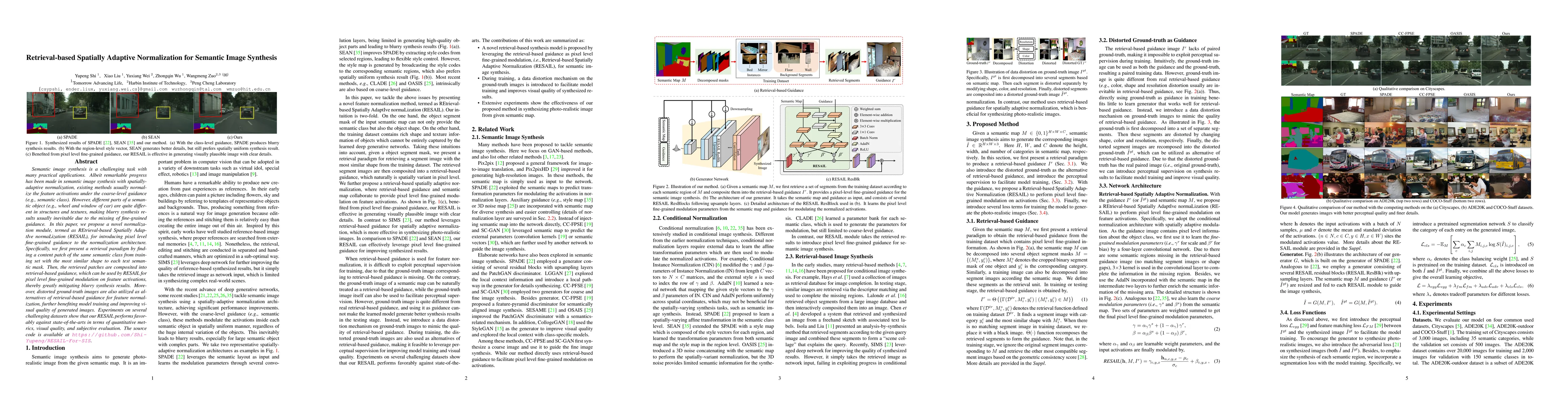 Thumbnail for Retrieval-based Spatially Adaptive Normalization for Semantic Image
  Synthesis