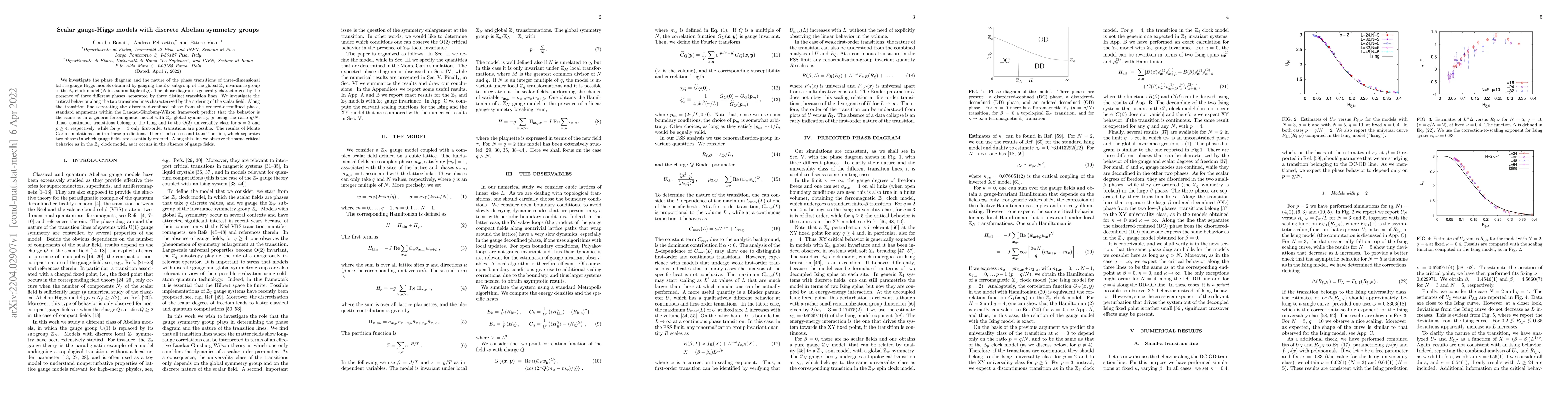 Thumbnail for Scalar gauge-Higgs models with discrete Abelian symmetry groups